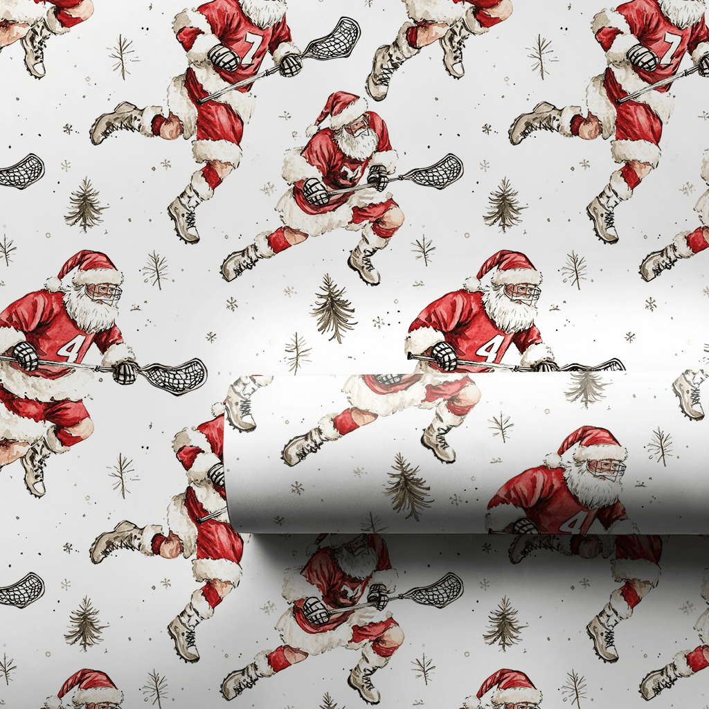 Holiday Faceoff - Wrapping Paper - Aspen & Arlo