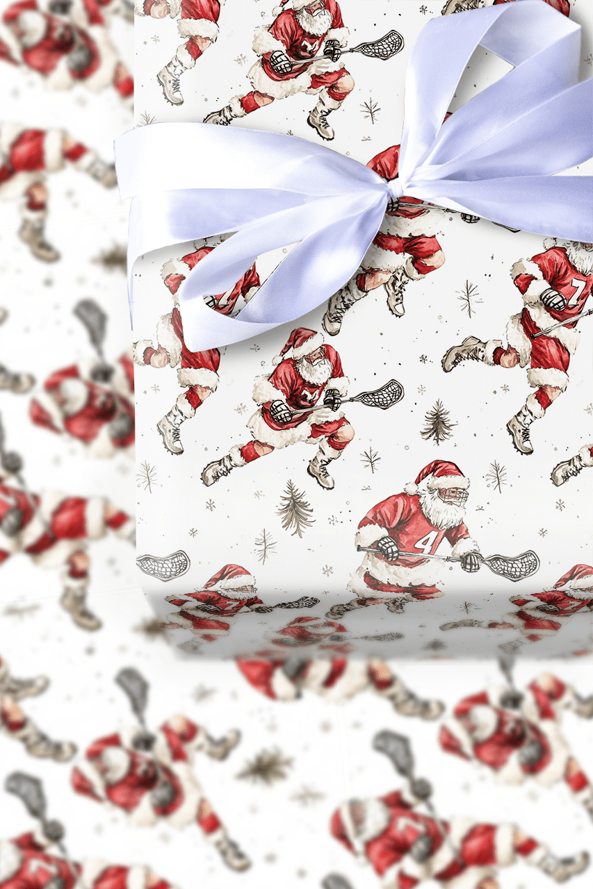 Holiday Faceoff - Wrapping Paper - Aspen & Arlo