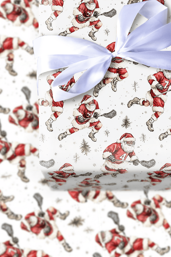 Holiday Faceoff - Wrapping Paper - Aspen & Arlo