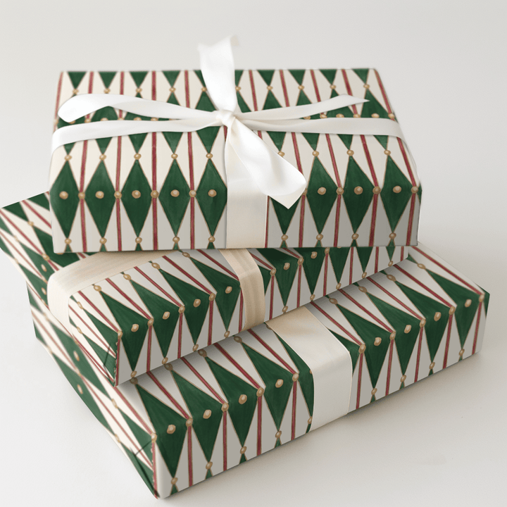 Royal Harlequin Lattice - Wrapping Paper - Aspen & Arlo