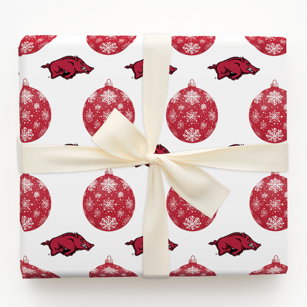 Razorback Ornament - Wrapping Paper - Aspen & Arlo