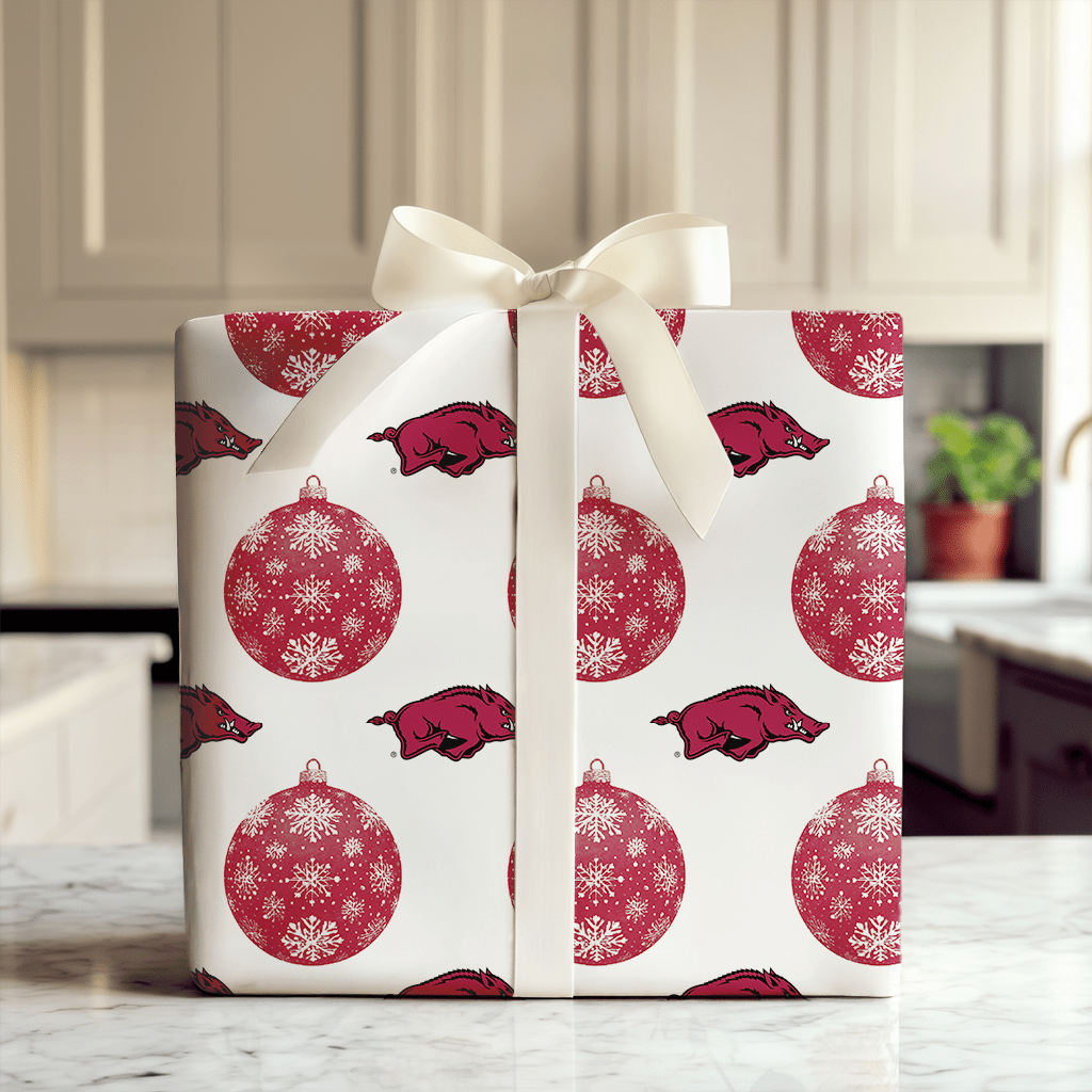 Razorback Ornament - Wrapping Paper - Aspen & Arlo