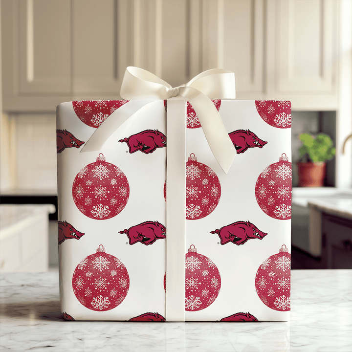 Razorback Ornament - Wrapping Paper - Aspen & Arlo