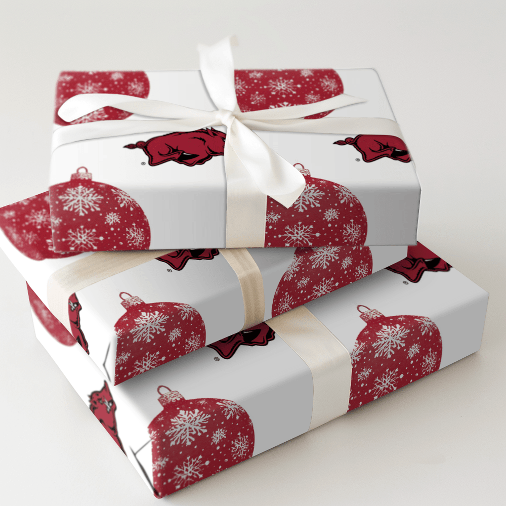 Razorback Ornament - Wrapping Paper - Aspen & Arlo