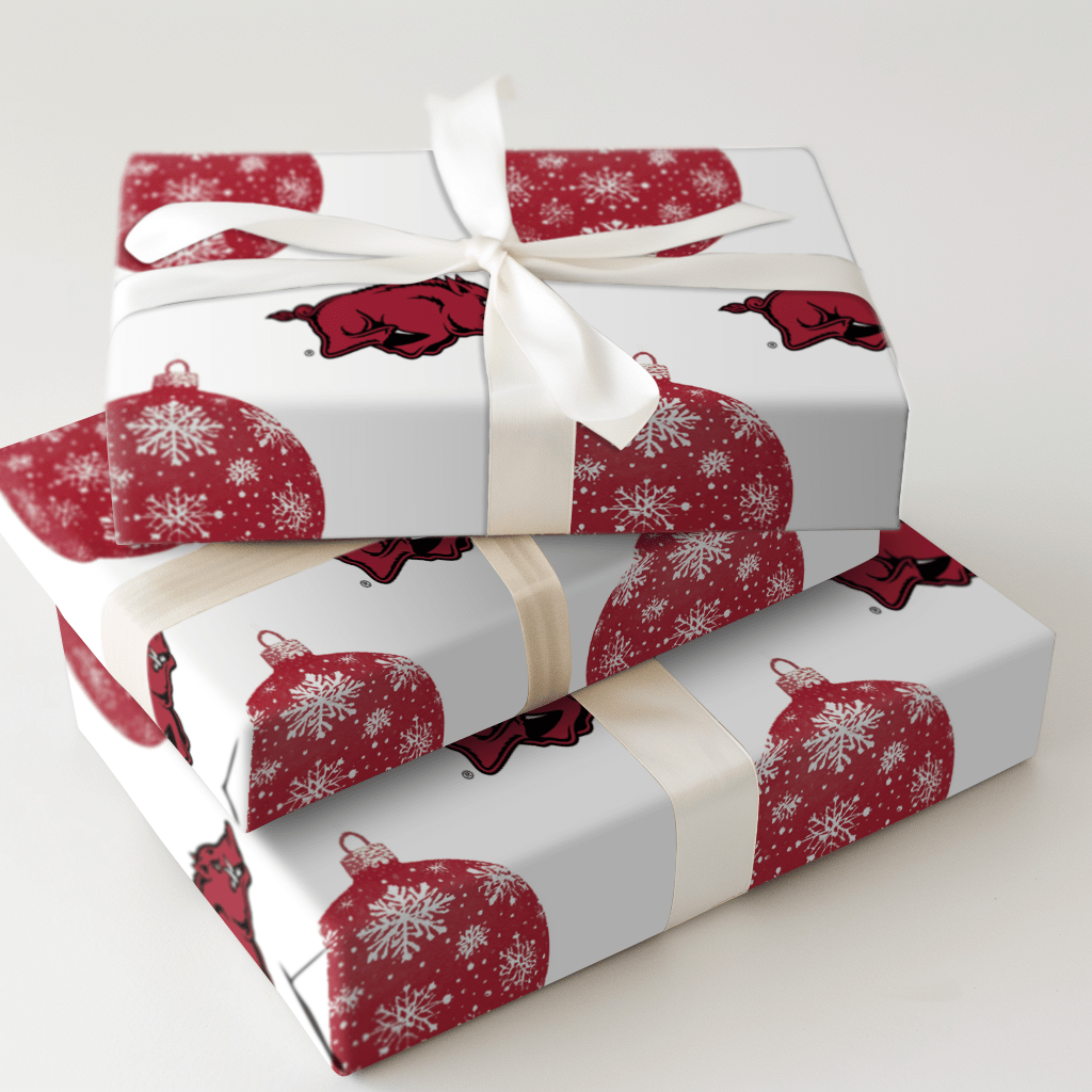 Razorback Ornament - Wrapping Paper - Aspen & Arlo