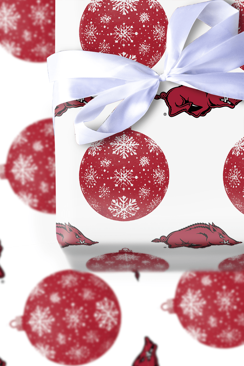 Razorback Ornament - Wrapping Paper - Aspen & Arlo