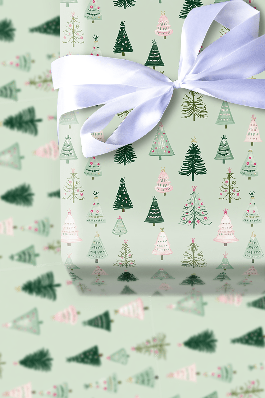 Sweet Spruce - Wrapping Paper - Aspen & Arlo