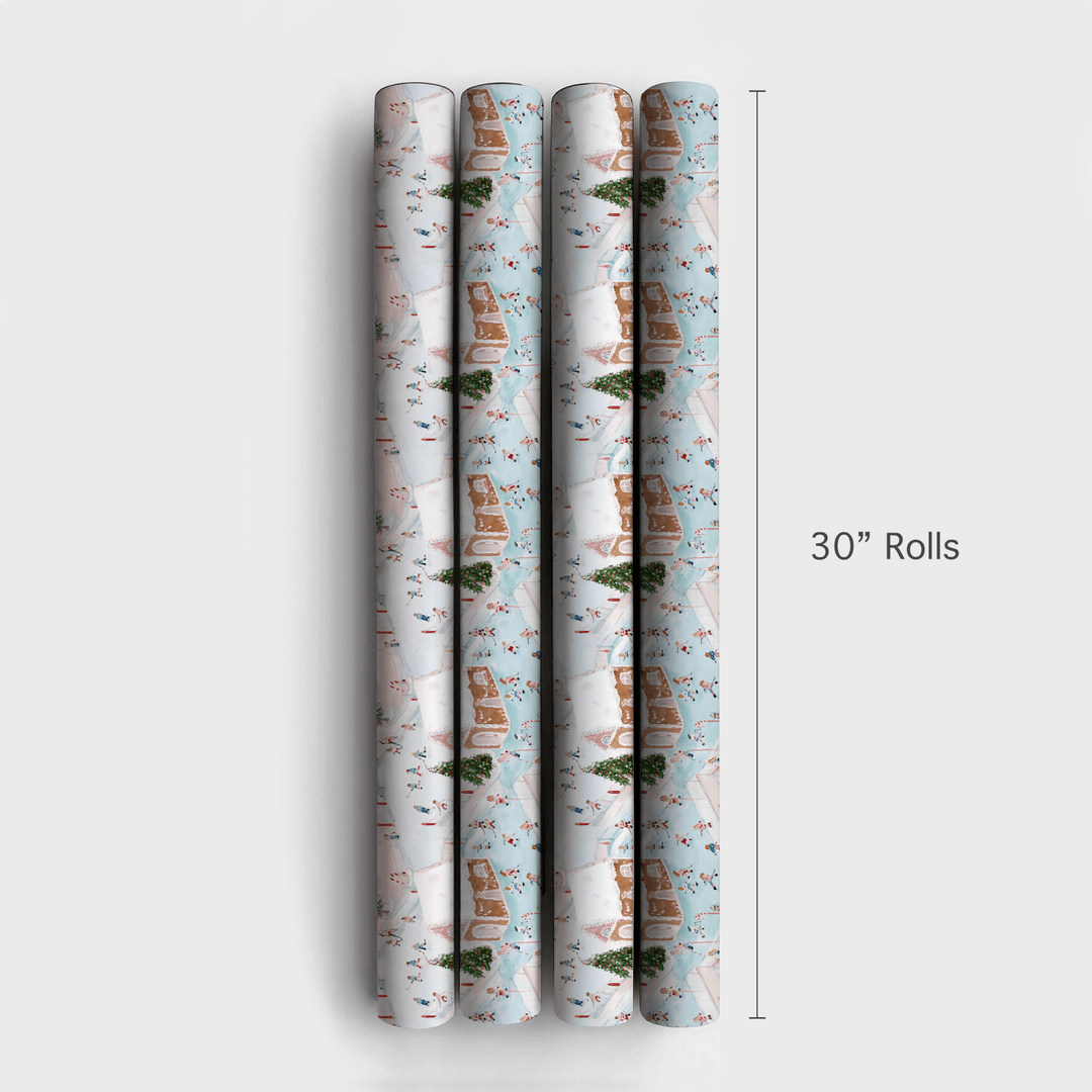 Rinkside Village - Wrapping Paper - Aspen & Arlo