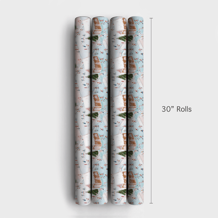Rinkside Village - Wrapping Paper - Aspen & Arlo