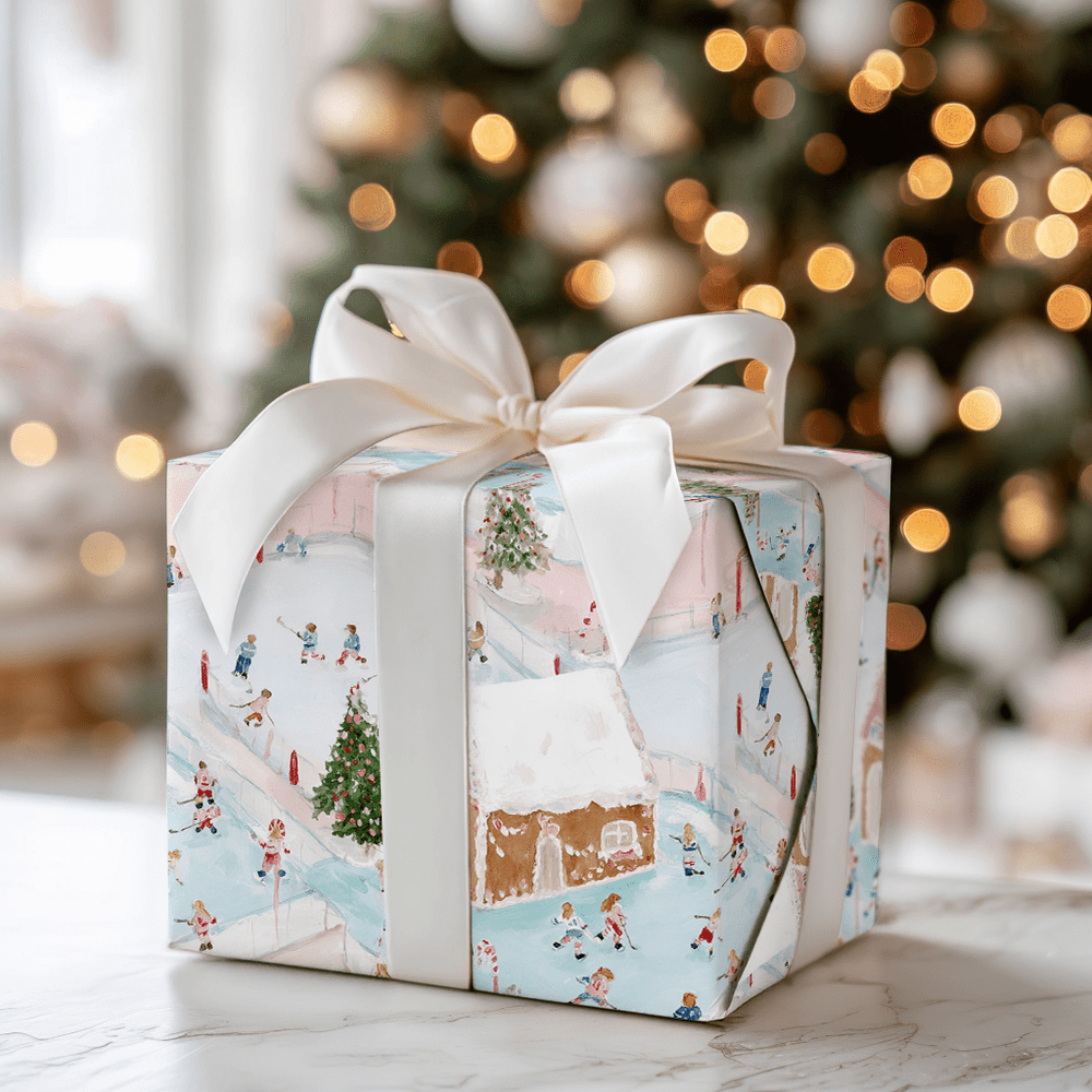 Rinkside Village - Wrapping Paper - Aspen & Arlo