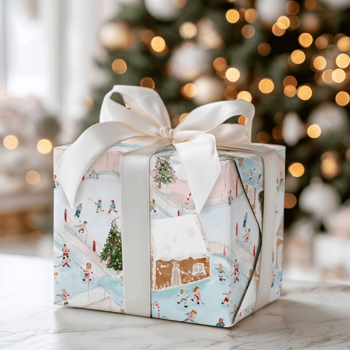 Rinkside Village - Wrapping Paper - Aspen & Arlo