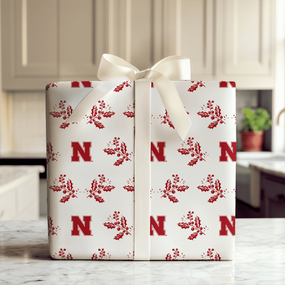 Big Red Holly - Wrapping Paper - Aspen & Arlo
