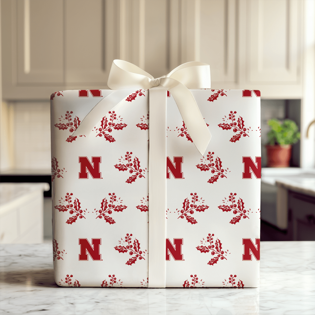 Big Red Holly - Wrapping Paper - Aspen & Arlo