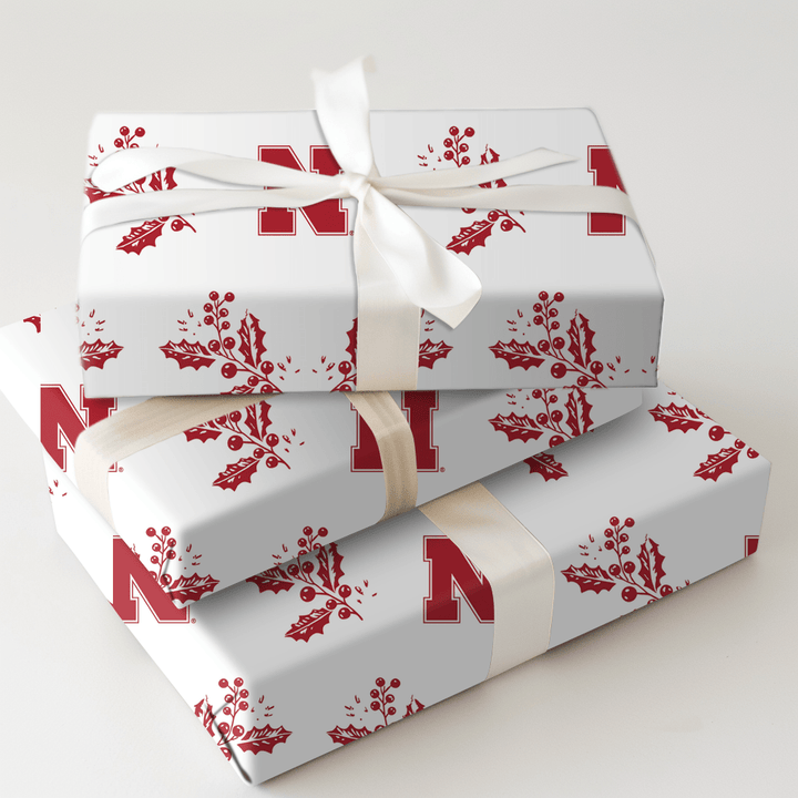 Big Red Holly - Wrapping Paper - Aspen & Arlo