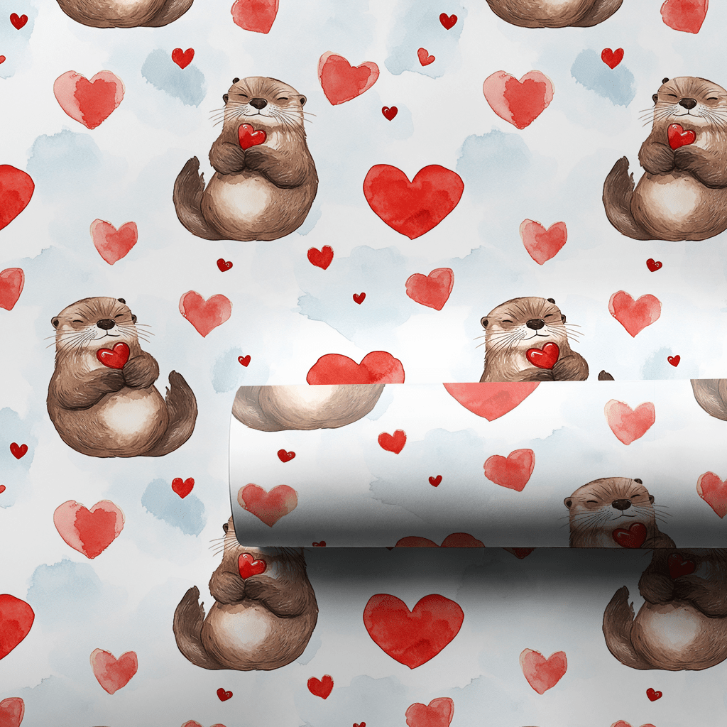 Aquatic Amor - Wrapping Paper - Aspen & Arlo