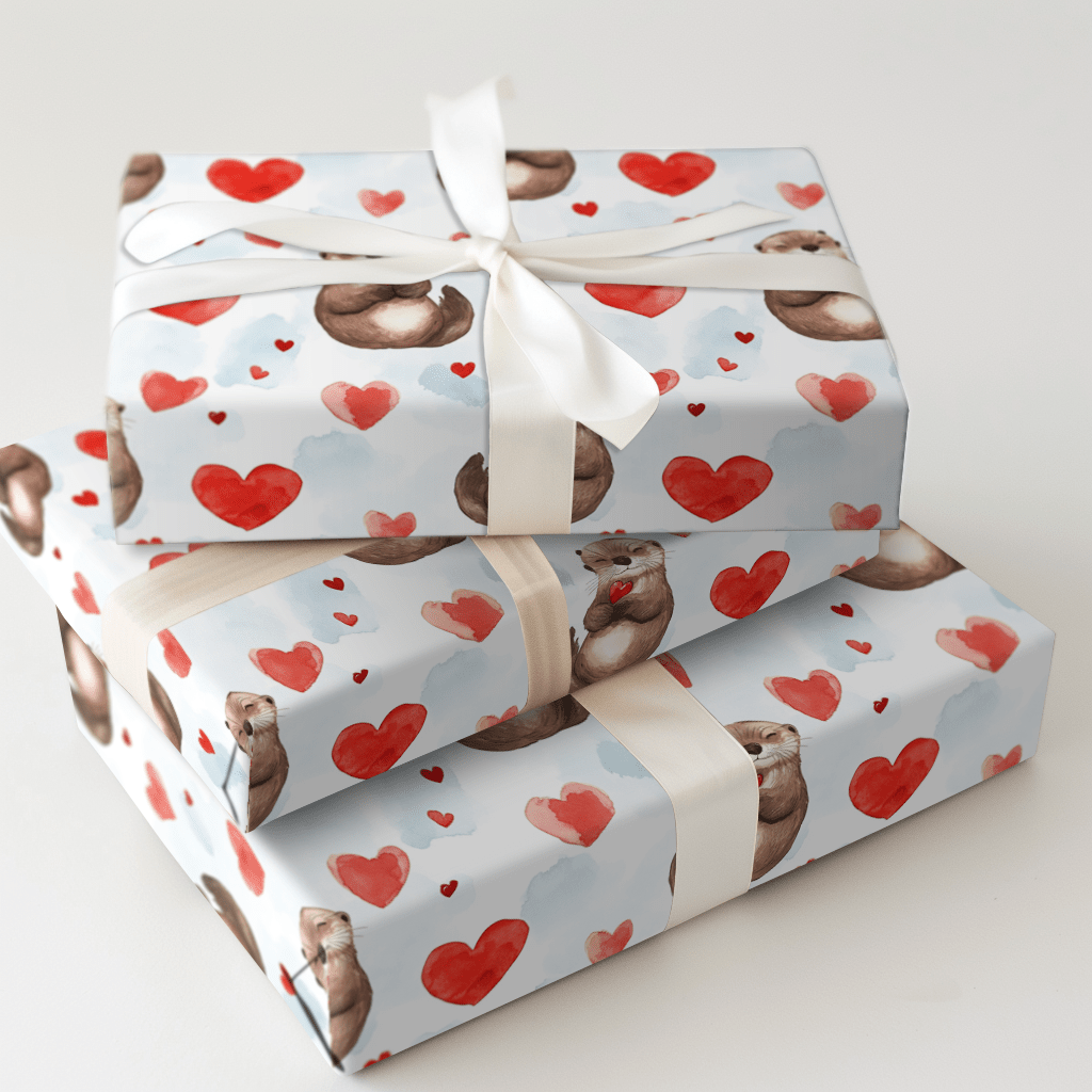 Aquatic Amor - Wrapping Paper - Aspen & Arlo