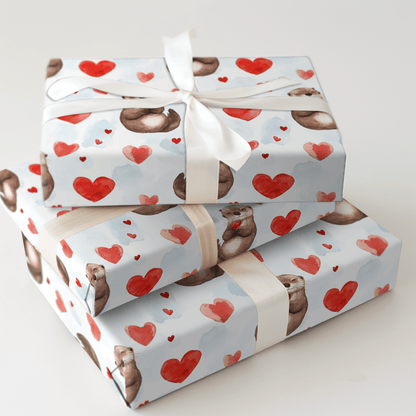 Aquatic Amor - Wrapping Paper - Aspen & Arlo