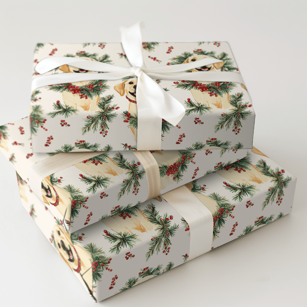 Berry Good Pup - Wrapping Paper - Aspen & Arlo