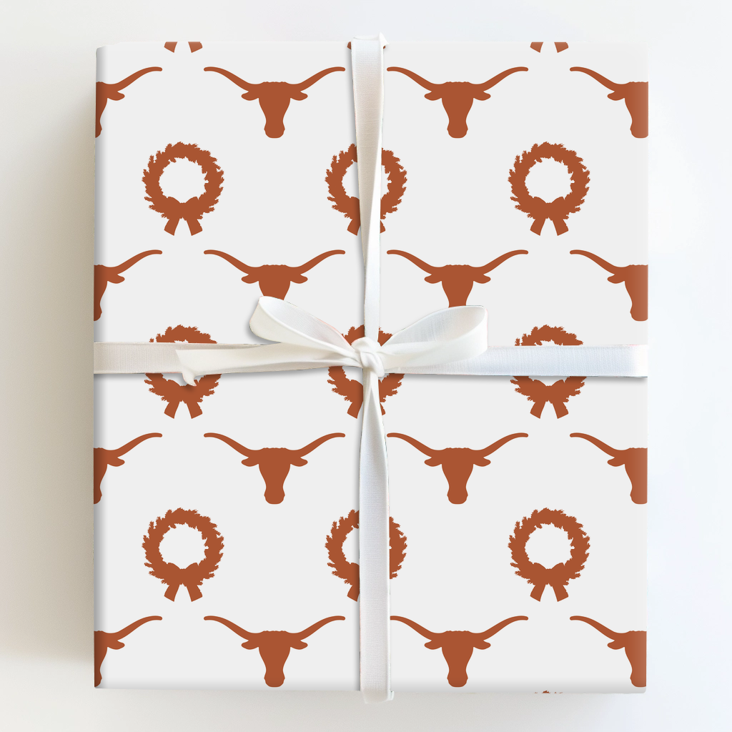 Longhorns Wreath