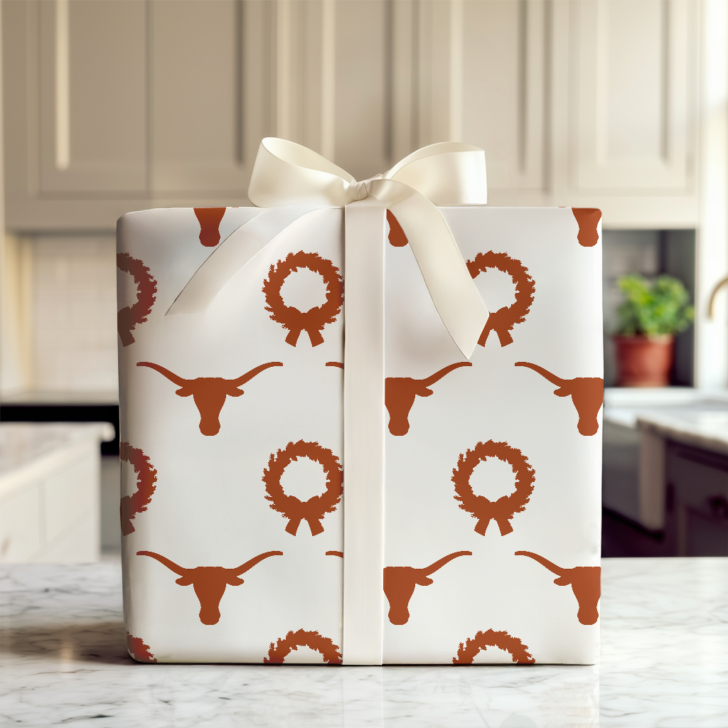 Longhorns Wreath