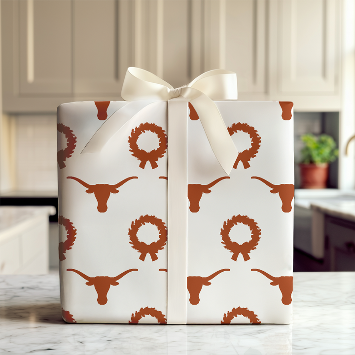 Longhorns Wreath