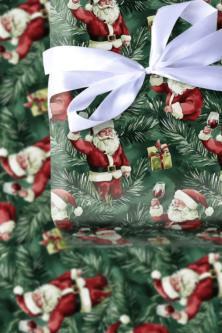 Shiraz for Santa - Wrapping Paper - Aspen & Arlo