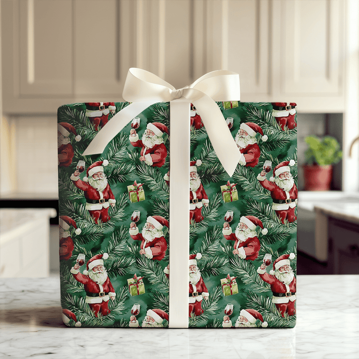 Shiraz for Santa - Wrapping Paper - Aspen & Arlo