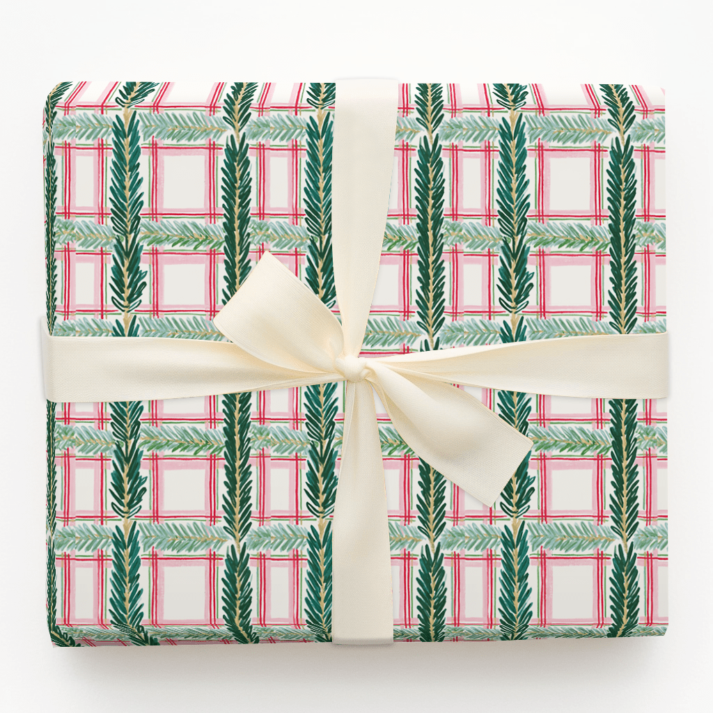 Pine Bough Plaid - Wrapping Paper - Aspen & Arlo