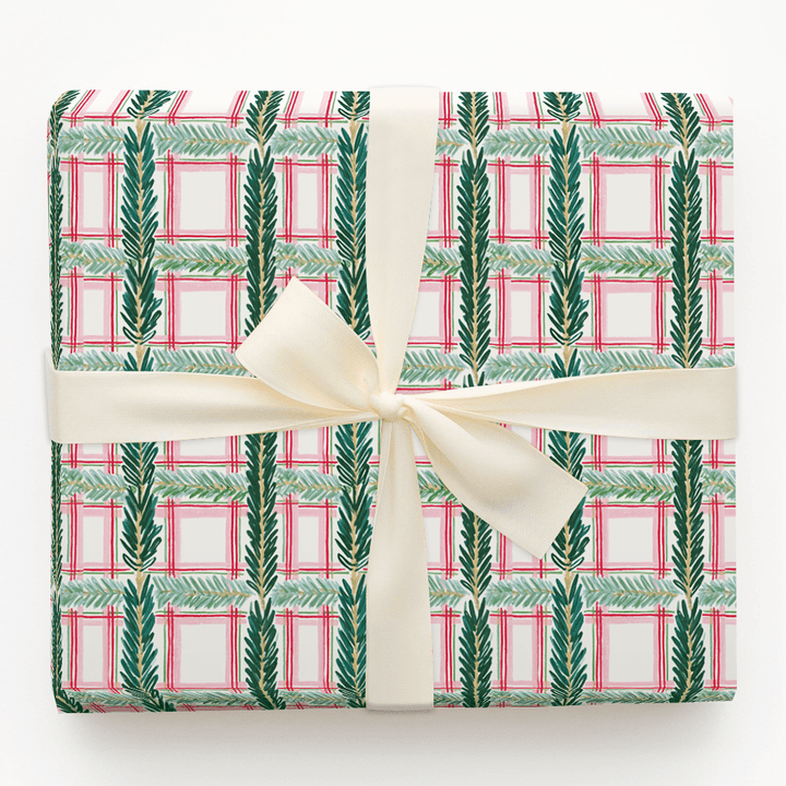 Pine Bough Plaid - Wrapping Paper - Aspen & Arlo