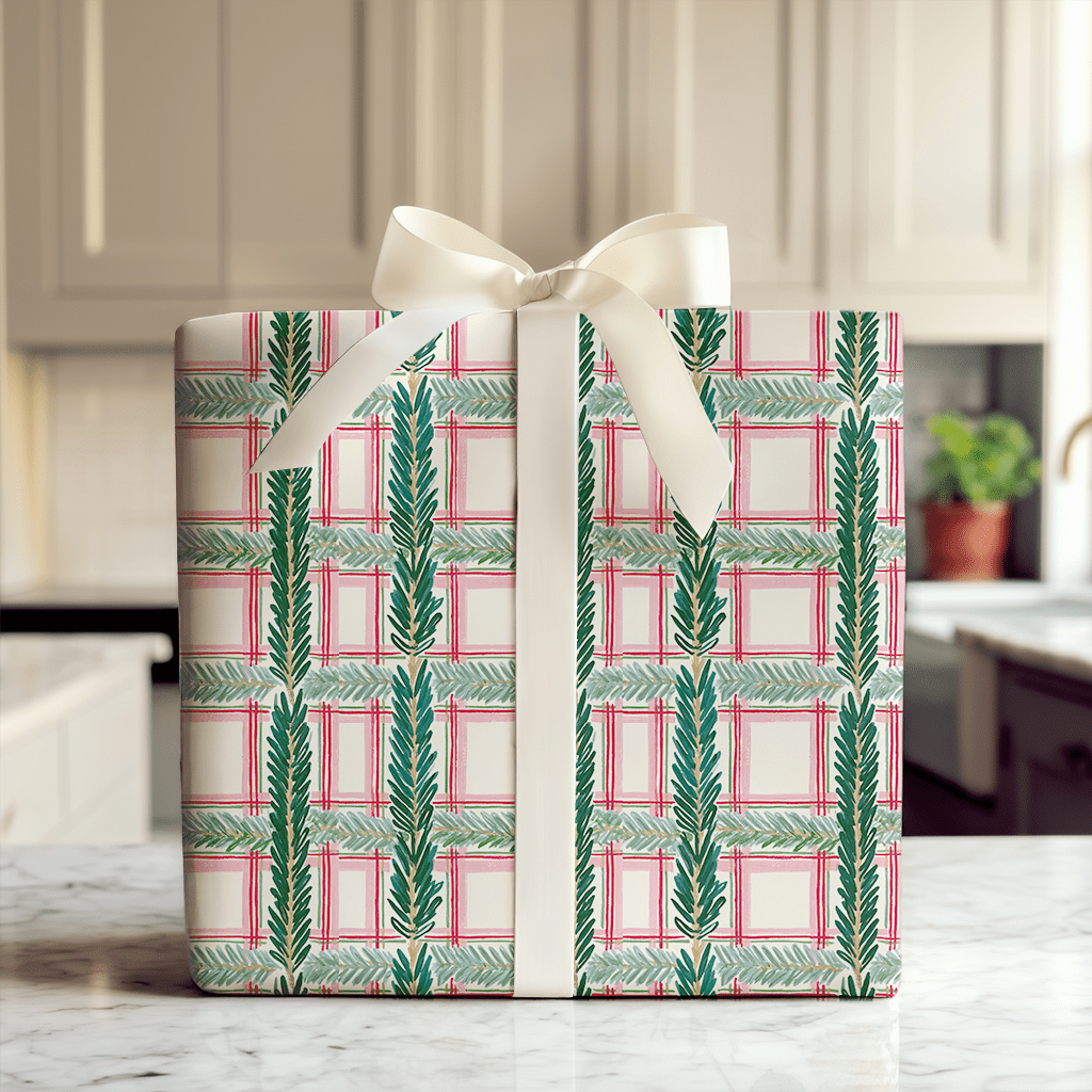 Pine Bough Plaid - Wrapping Paper - Aspen & Arlo
