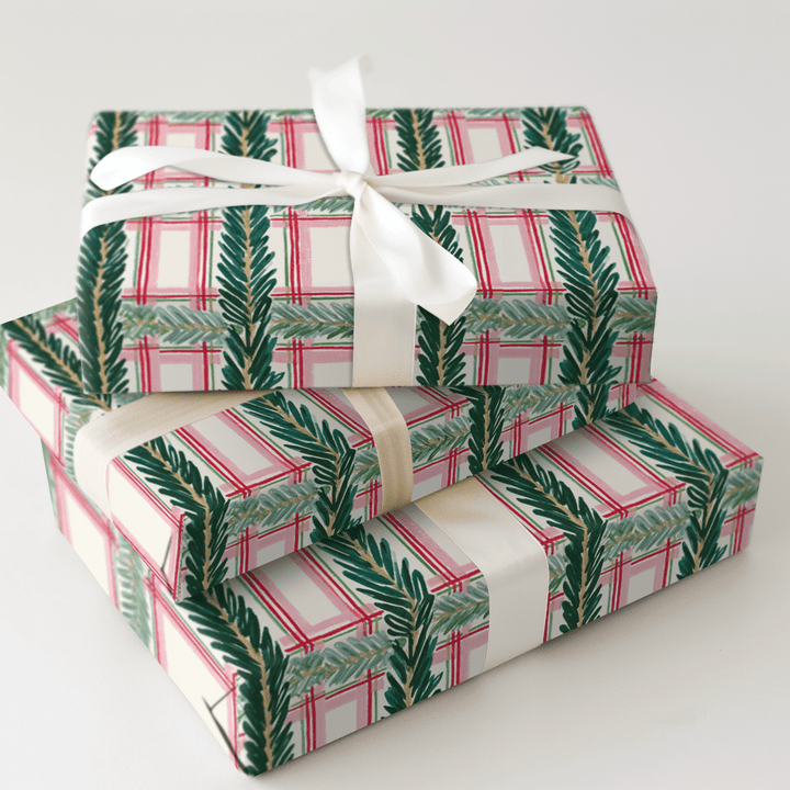 Pine Bough Plaid - Wrapping Paper - Aspen & Arlo