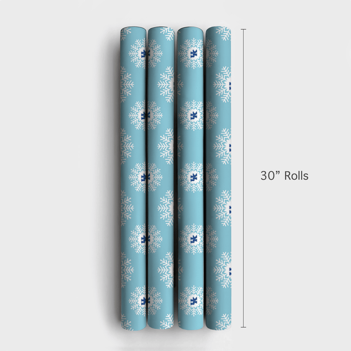 UK Snowflake - Wrapping Paper - Aspen & Arlo