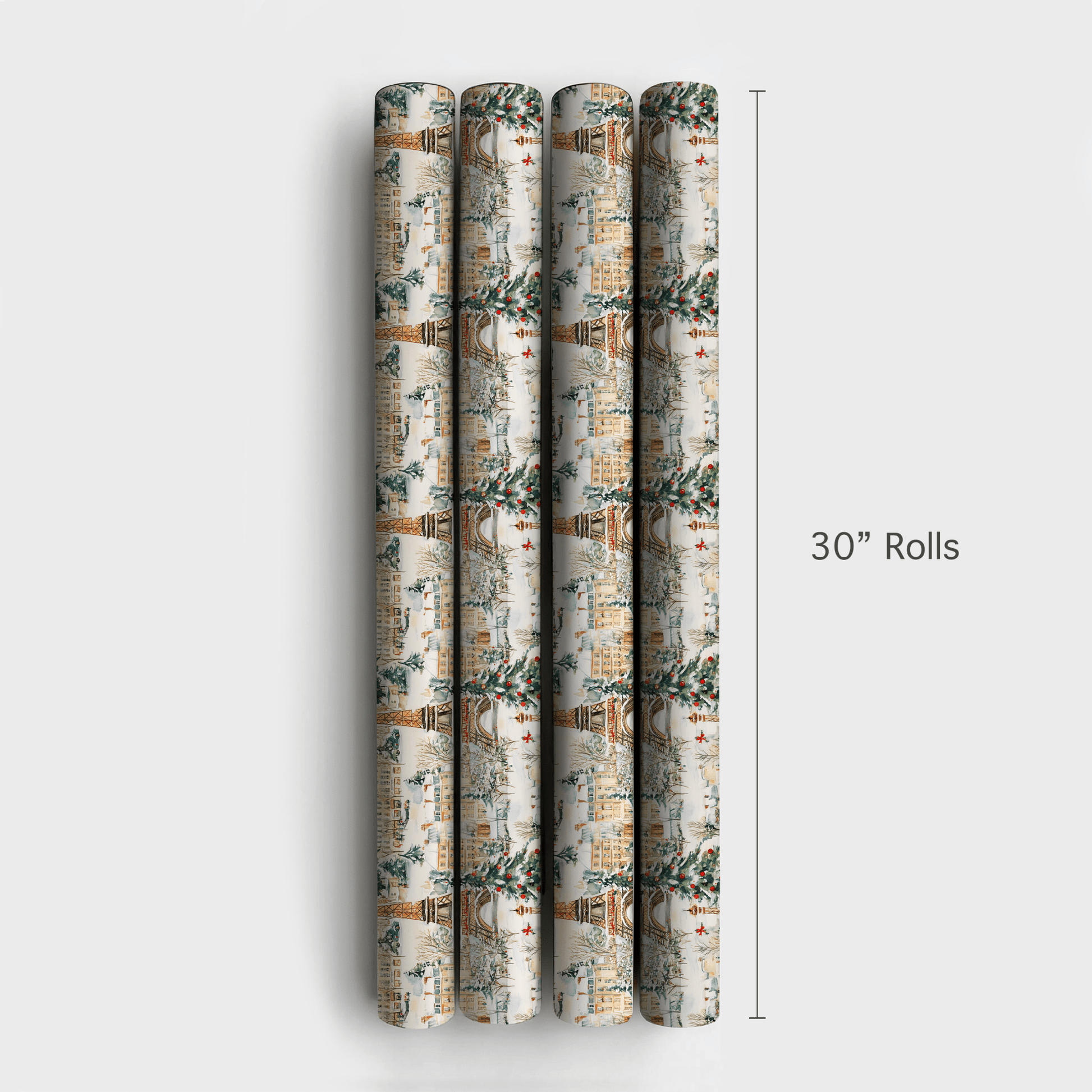 Christmas In Paris - Wrapping Paper - Aspen & Arlo