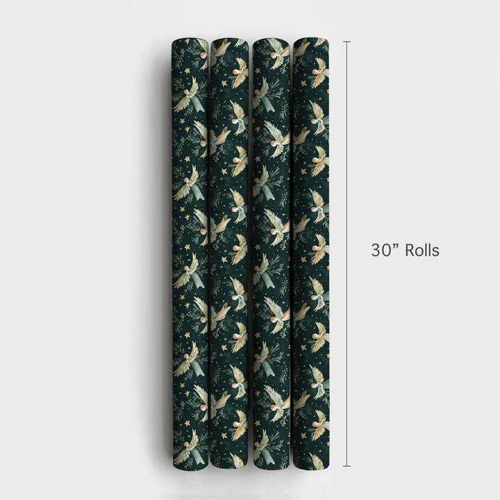 On Angels Wings - Wrapping Paper - Aspen & Arlo