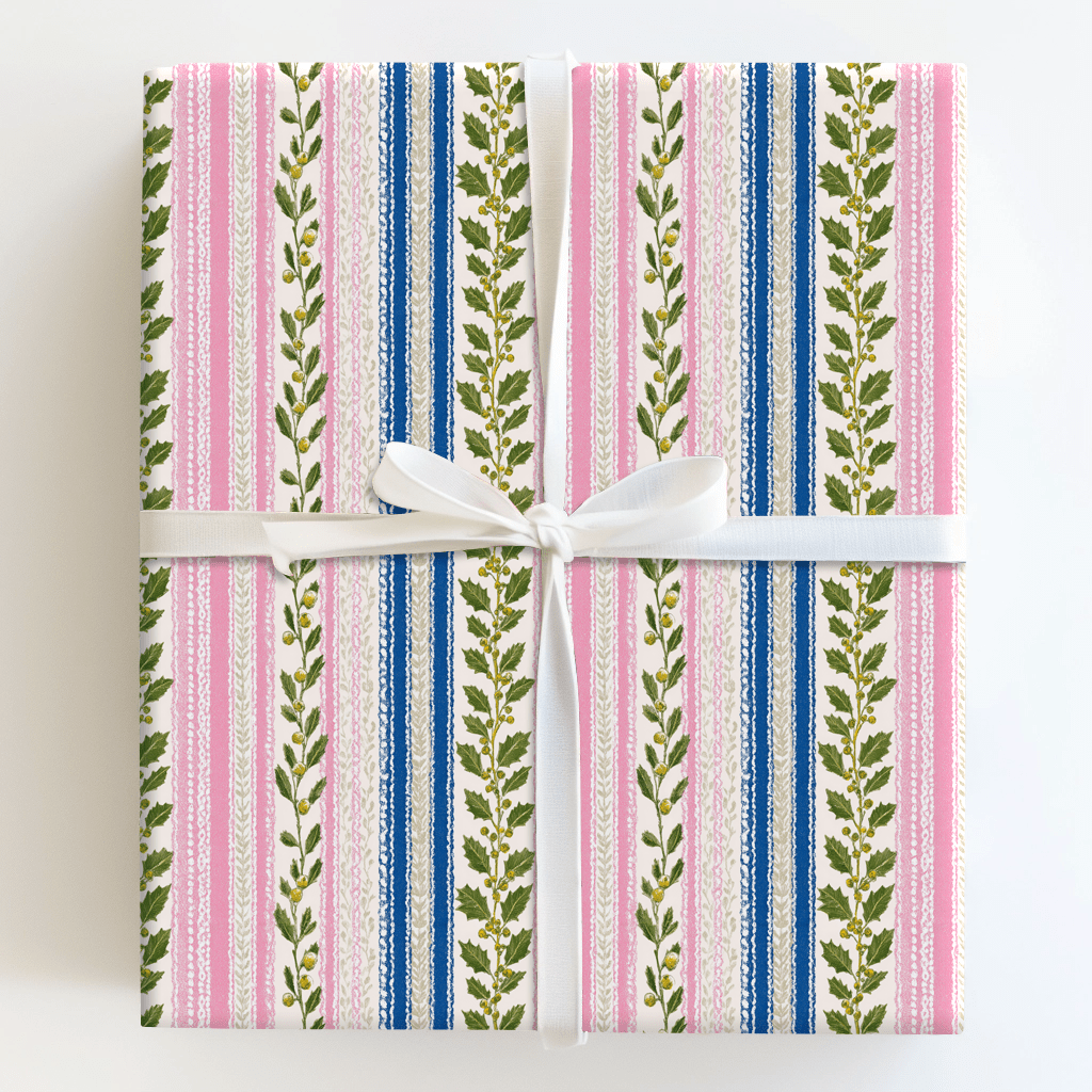 Whimsical Holiday Stripes - Wrapping Paper - Aspen & Arlo