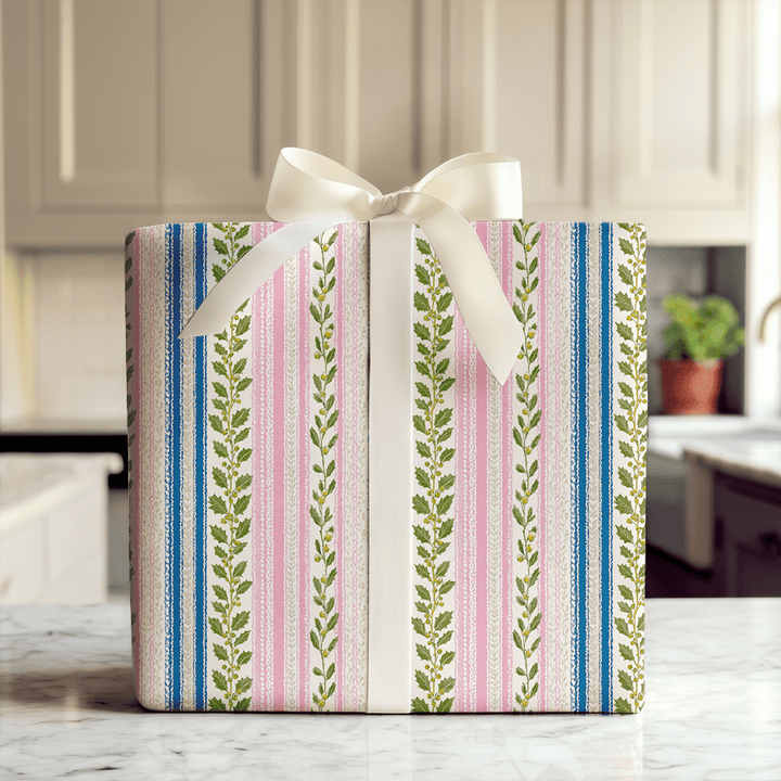 Whimsical Holiday Stripes - Wrapping Paper - Aspen & Arlo