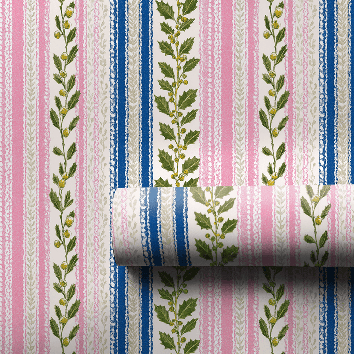 Whimsical Holiday Stripes - Wrapping Paper - Aspen & Arlo