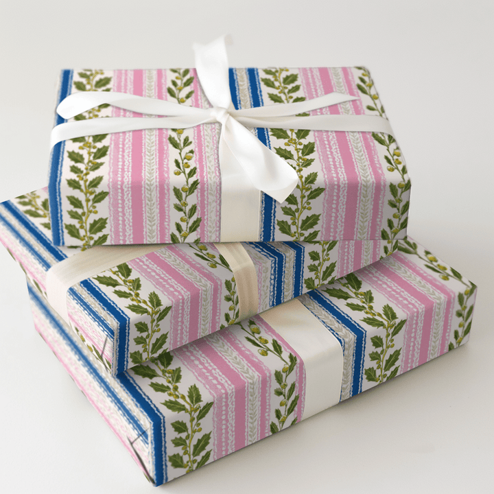 Whimsical Holiday Stripes - Wrapping Paper - Aspen & Arlo