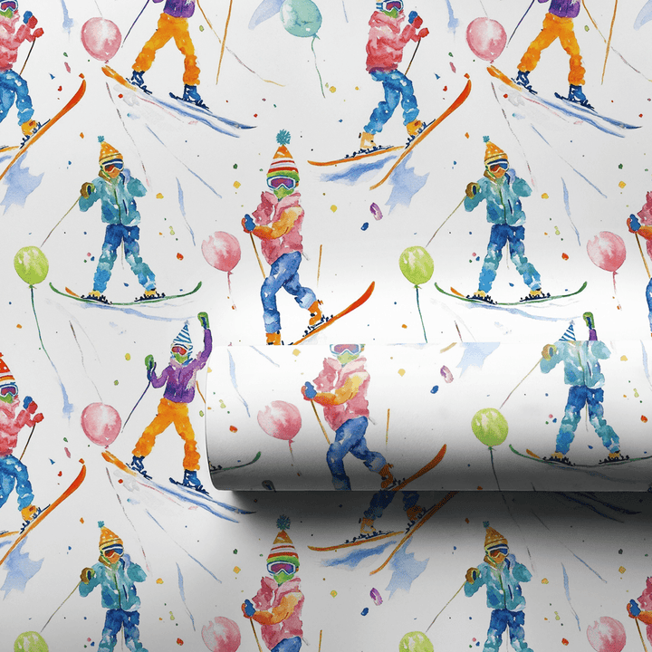 Sloping the Wish - Wrapping Paper - Aspen & Arlo