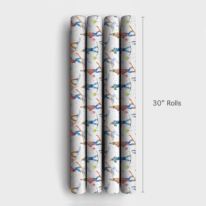 Sloping the Wish - Wrapping Paper - Aspen & Arlo