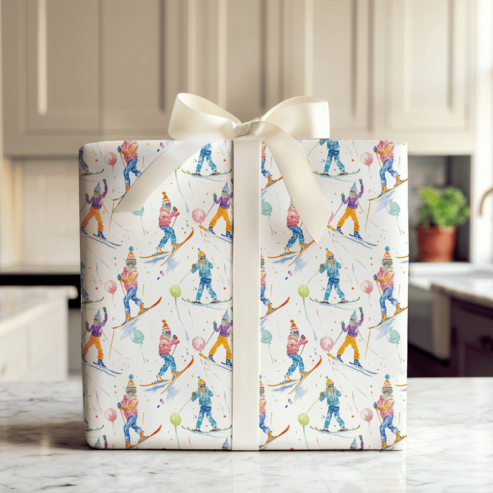 Sloping the Wish - Wrapping Paper - Aspen & Arlo