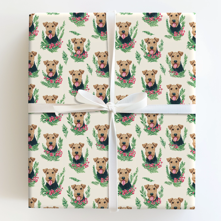 Wreaths of Airedale Terriers