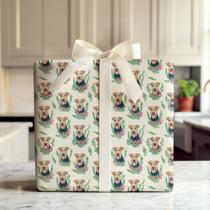 Wreaths of Airedale Terriers