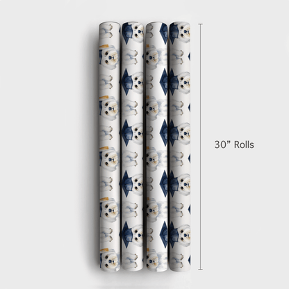 Maltese Graduate - Wrapping Paper - Aspen & Arlo