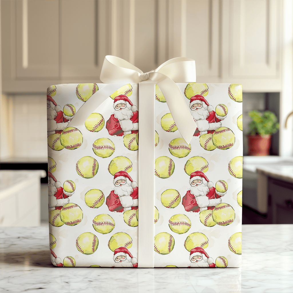 Santa Diamond - Wrapping Paper - Aspen & Arlo