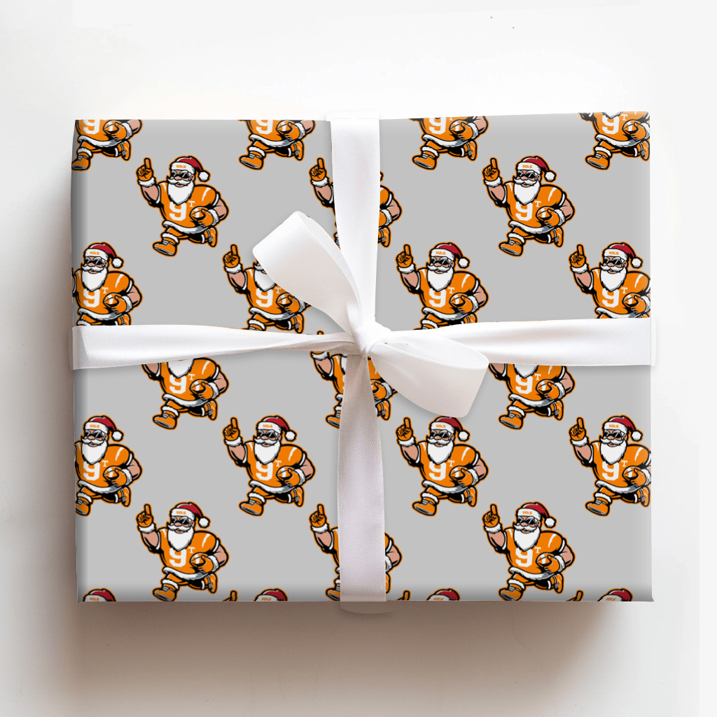 Vol Jolly End Zone - Wrapping Paper - Aspen & Arlo