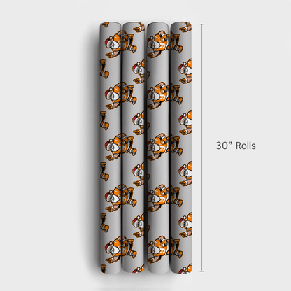 Vol Jolly End Zone - Wrapping Paper - Aspen & Arlo