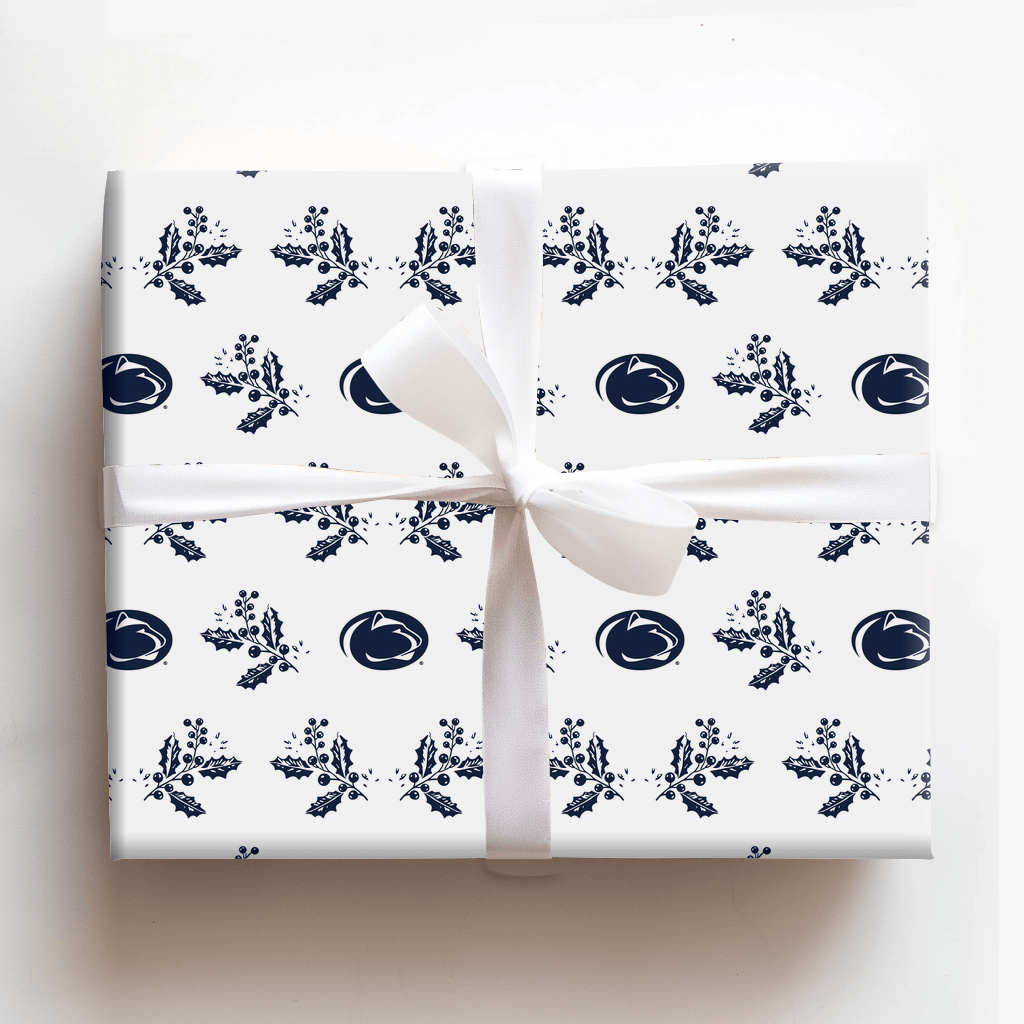 Penn State Holly - Wrapping Paper - Aspen & Arlo