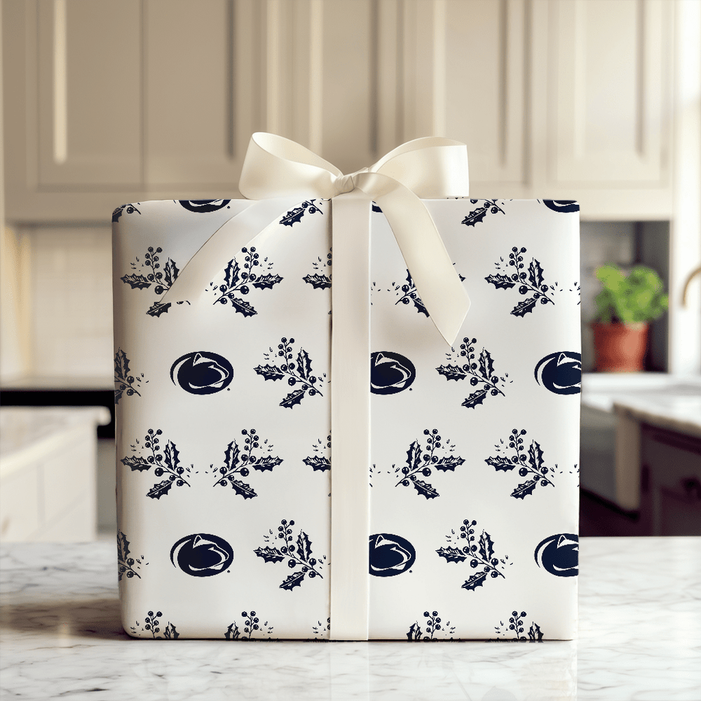 Penn State Holly - Wrapping Paper - Aspen & Arlo