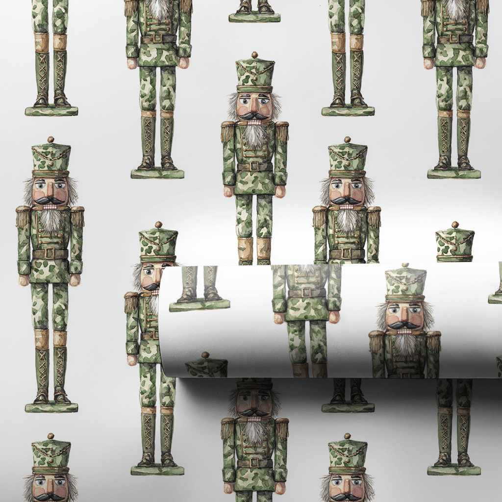 Camo Cracker - Wrapping Paper - Aspen & Arlo